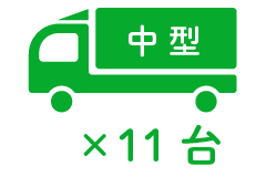 中型 ×11台